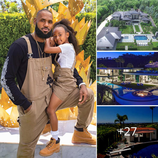 Inside the third home of NBA star LeBron James: $39M mansion with 7 ...